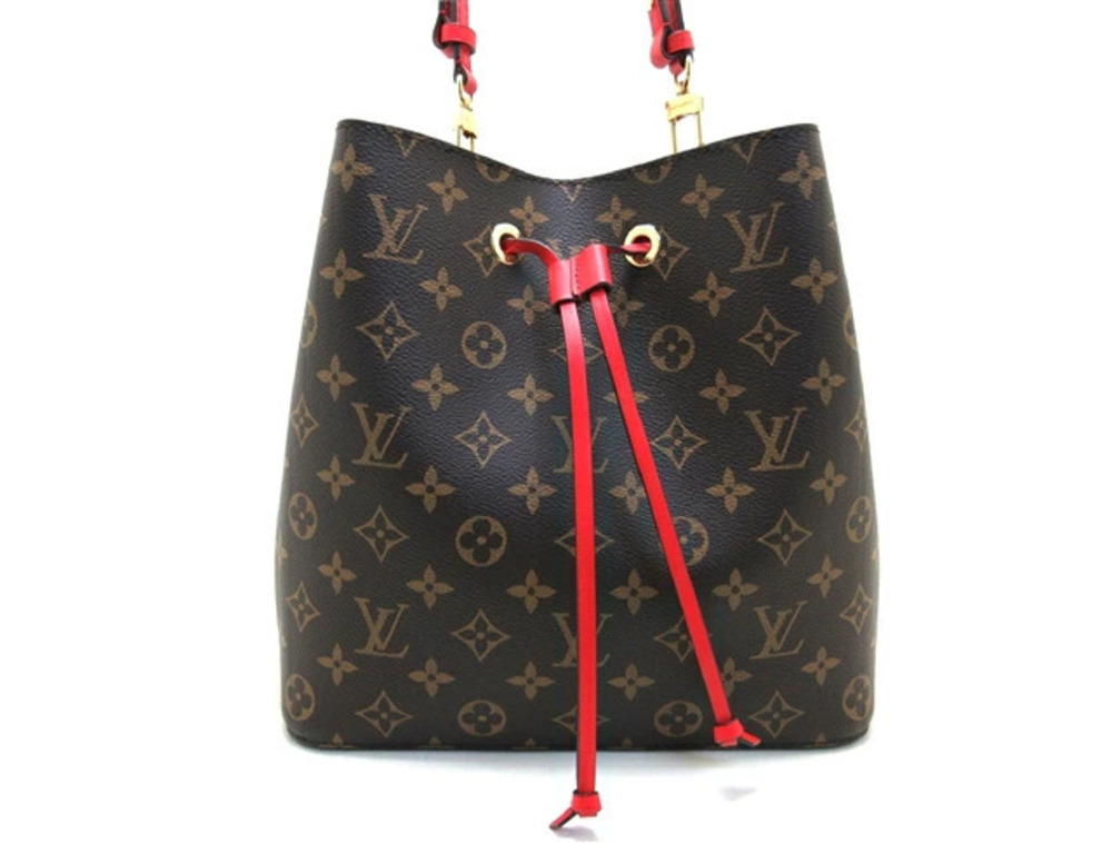 LOUIS VUITTON Shoulder Bag Neo Noe Monogram Coquelicot Red